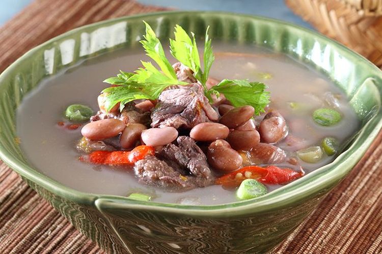 Ilustrasi sayur kacang merah khas Sunda ala Sajian Sedap. 