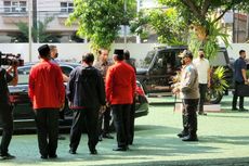 Jokowi Hadiri Rakernas PDI-P di Lenteng Agung