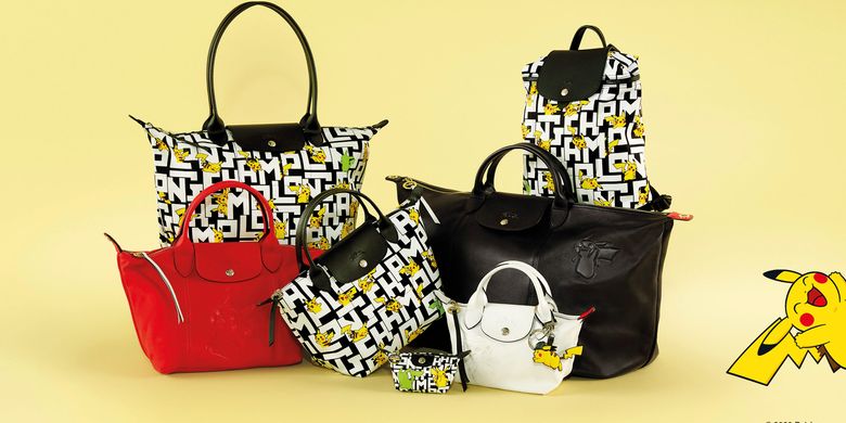 Koleksi kolaborasi Longchamp X Pokemon.