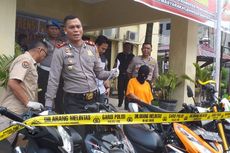 IRT di Pekanbaru Jadi Penadah Motor Curian, 6 Unit Kendaraan Disita Polisi