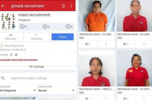 Singapura Selidiki Iklan Penjualan TKW Indonesia di Situs Carousell