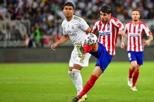 Link Live Streaming Real Madrid Vs Atletico Madrid, Kickoff 22.00 WIB