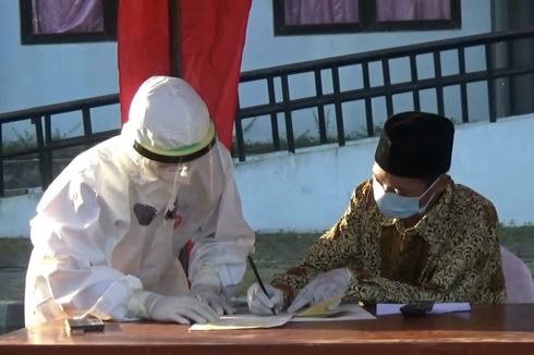 Pasien Covid-19 Gelar Pernikahan di Halaman Wisma Atlet, Selesai Menikah Kembali Diisolasi