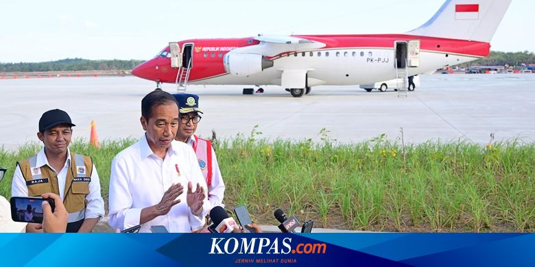 RJ-85 Sukses Mendarat, Jokowi Ungkap Pesawat Presiden Bakal "Take Off" dari Bandara IKN
