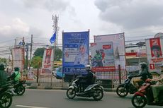 Jalan Raya Bogor Jaktim Dipadati Alat Peraga Kampanye, Ada yang Usang dan Robek