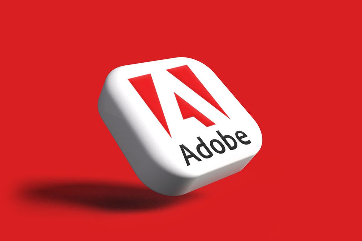 Ilustrasi logo Adobe