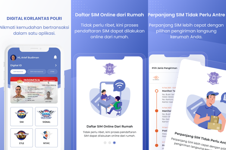 Syarat perpanjangan SIM online melalui aplikasi Digital Korlantas 