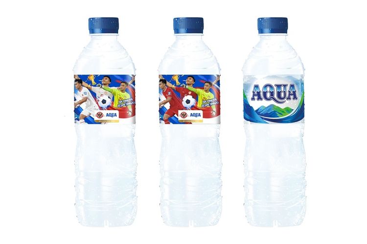 100 Persen Dukung Timnas Indonesia di Kualifikasi Piala Dunia, AQUA Luncurkan Label Khusus Edisi Timnas Indonesia
