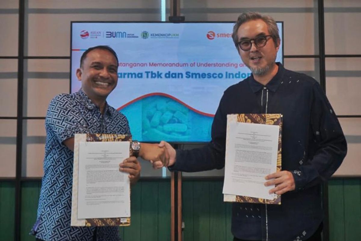 Kementerian Koperasi dan Usaha Kecil Menengah (KemenKopUKM) melalui SMESCO Indonesia menggandeng PT. Indofarma Tbk untuk mengupayakan produsen produk herbal unggulan Indonesia bisa masuk ke dalam rantai industri herbal dan natural ekstrak.