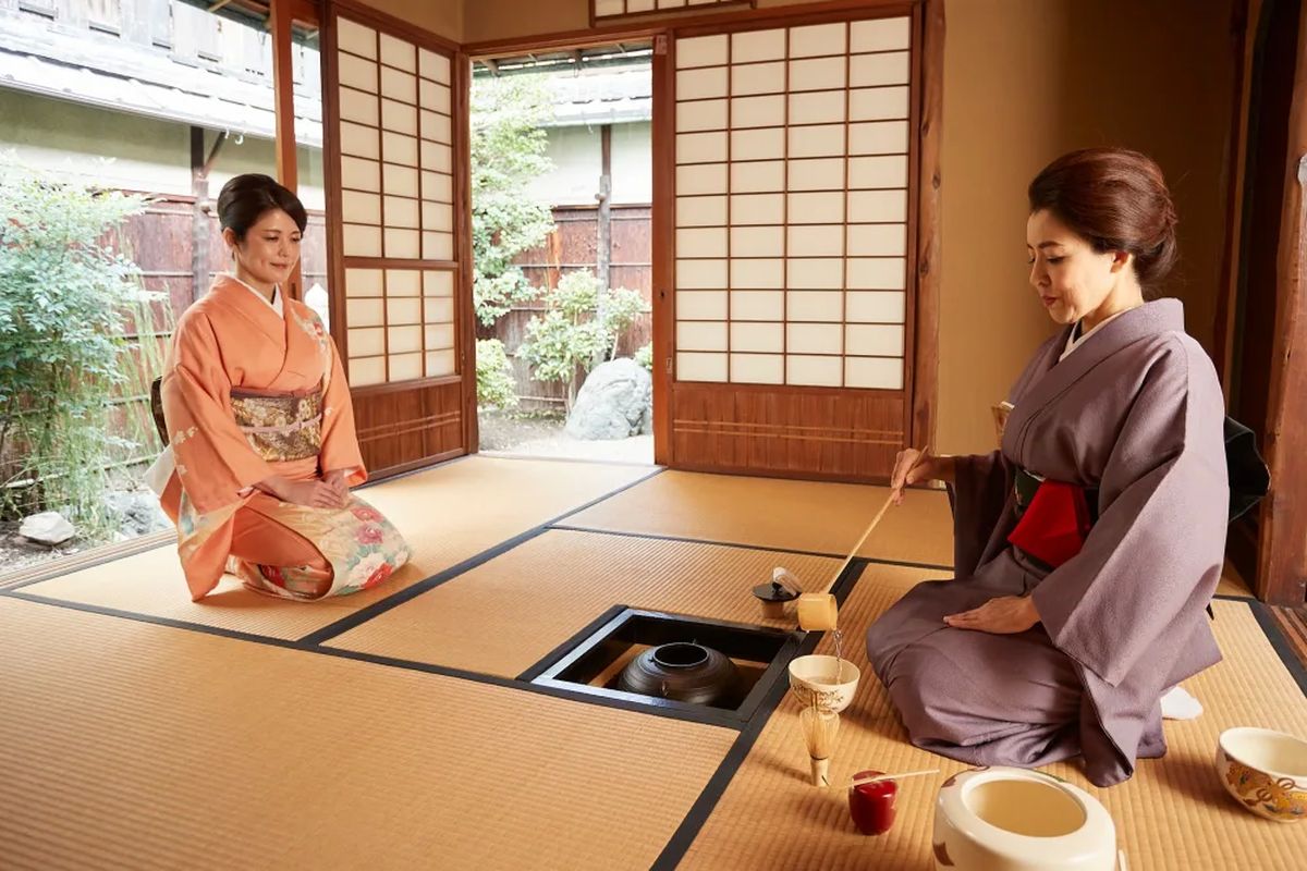 Sejarah Chanoyu, Upacara Minum Teh di Jepang