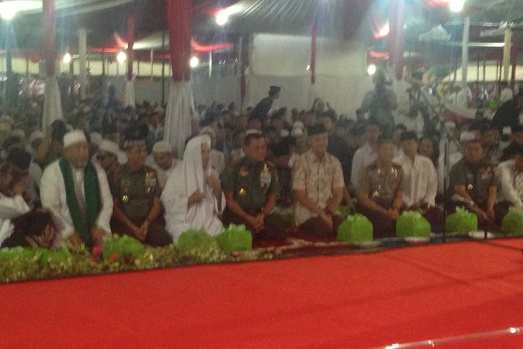 Panglima TNI Jenderal Gatot Nurmantyo ketika safari Ramadhan di Brigif 4 Slawi, Tegal, Rabu (14/6/2017)