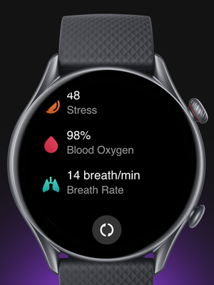 Pengukuran metrik kesehatan Amazfit GTR 3 Pro