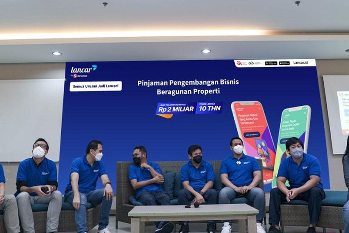 Lancar by Danamas, pembiayaan P2P Lending beragunan properti yang bisa memberikan pinjaman hingga Rp 2 miliar, dengan bunga kompetitif 14-24 persen per tahun dan tenor panjang hingga 10 tahun.