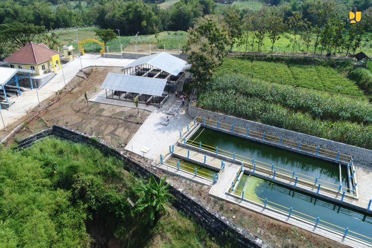 Ilustrasi Instalasi Pengolahan Lumpur Tinja (IPLT).