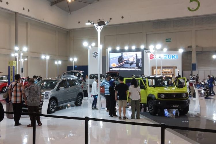 Booth Suzuki di Gaikindo Indonesia International Auto Show (GIIAS) 2021