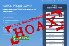 Waspada Penipuan Servis Gratis Berkedok Suzuki Peduli Covid