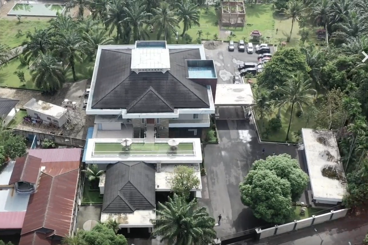 Rumah Bupati Langkat nonaktif Terbit Rencana Perangin-angin