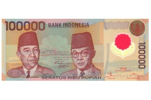 Hari Ini dalam Sejarah: BI Terbitkan Uang Rp 100.000 Kertas Pertama