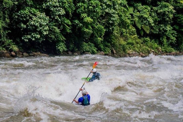 Lomba kayak internasional, Toba Wild International Adventure Festival 2019 berlangsung di Sungai Asahan, Provinsi Sumatra Utara mulai Rabu (4/12/2019) hingga Sabtu (7/12/2019).