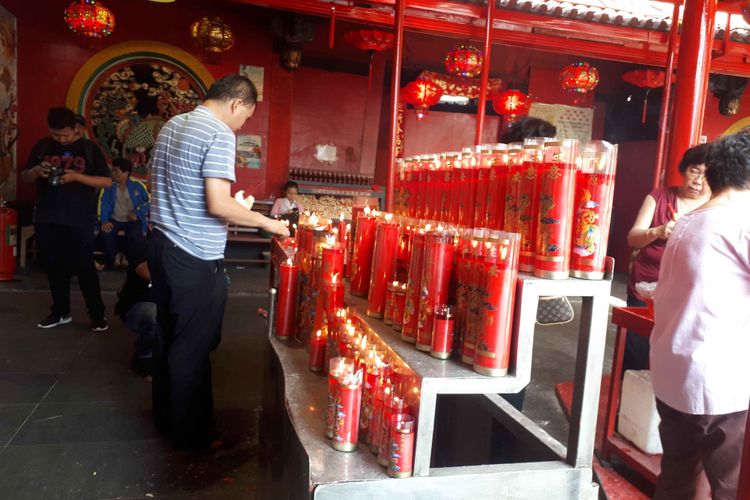 Wihara Dharma Bhakti di Jalan Kemenangan III, Petak Sembilan, Glodok, Jakarta Barat, Senin (4/2/2019). 