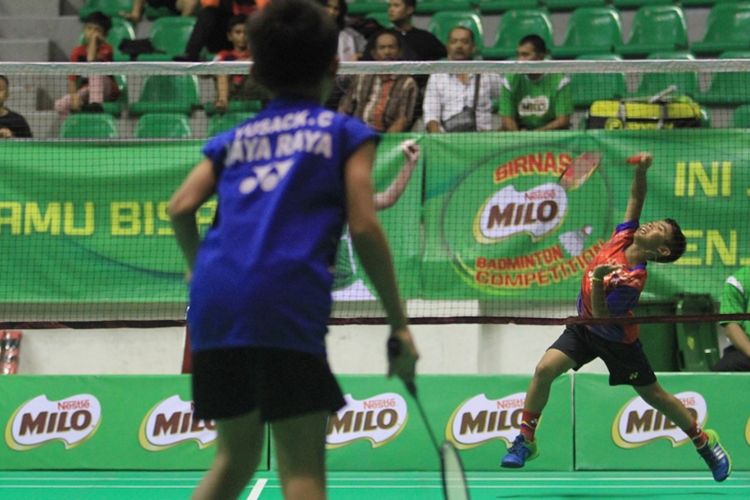 Para juara SIRNAS-MILO Badminton Competition akan mendapatkan poin sesuai dengan kategori kelompok usia yang akan memengaruhi peringkat peserta di PBSI