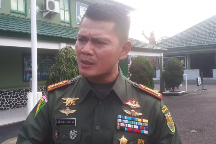 Komandan Polisi Militer Kodam (Danpomdam) II Sriwijaya Kolonel CPM Donald Siagian.