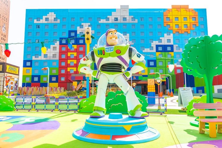 Ilustrasi Toy Story Hotel di Tokyo Disney Resort