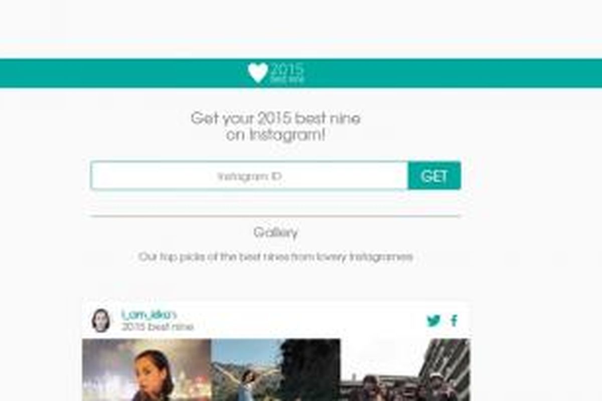 Situs ini perlihatkan momen terbaik di Instagram