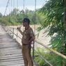 Jembatan di Pinrang Nyaris Roboh, Bergoyang Hebat jika Dilewati