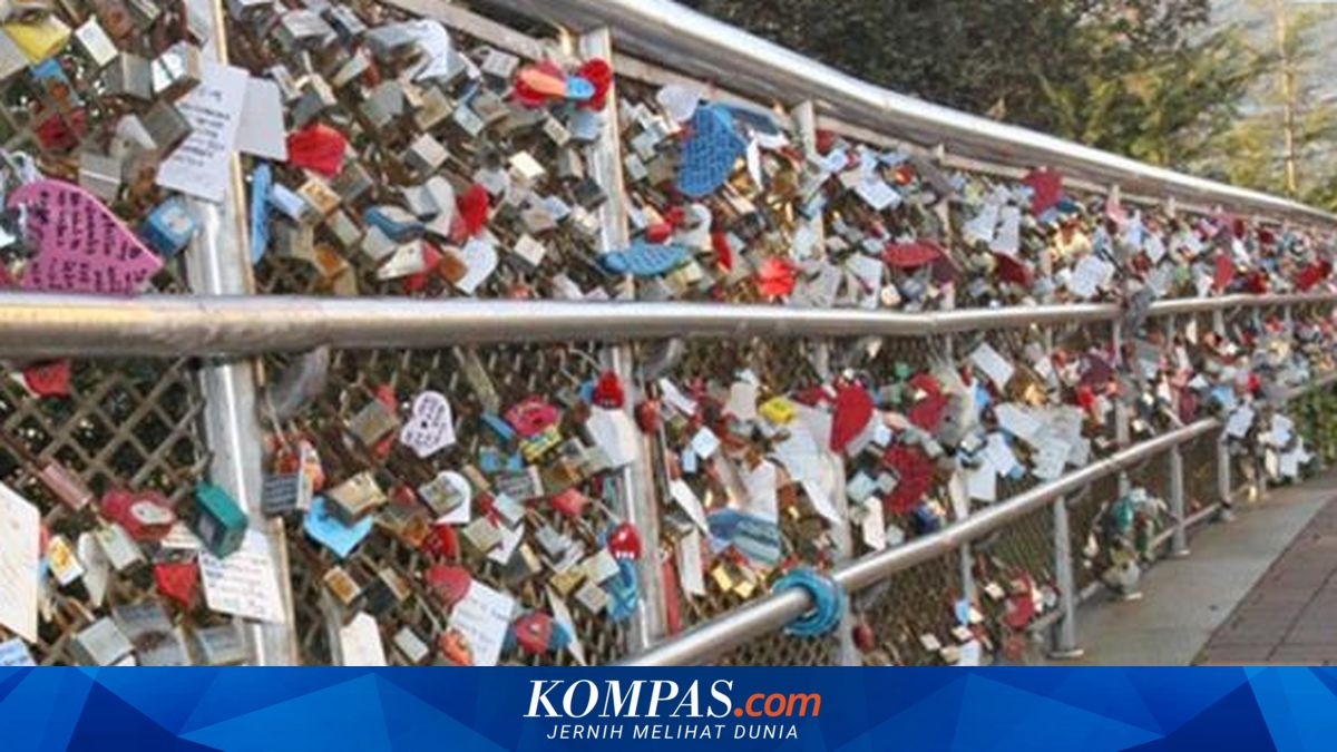 Jembatan Gembok Cinta di Jakarta Akan Dibangun di Atas Kali Cideng