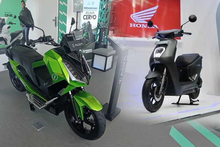 Perbandingan motor listrik Alva Cervo dan Honda EM1 e: