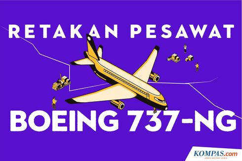 INFOGRAFIK: Retakan di Pesawat Boeing 737 NG