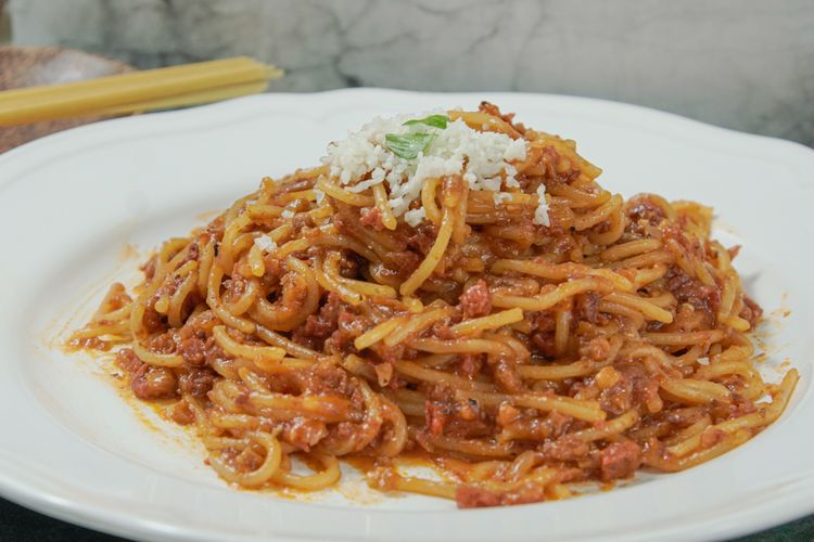 Spaghetti Bolognese Rice Cooker
