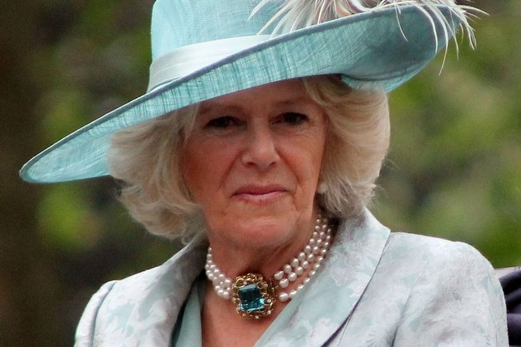 Potret Permaisuri Camilla Shand pada 2012, di Trooping the Colour, London