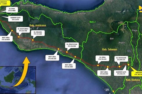 Tol Gilimanuk-Mengwi Dilengkapi Jalur Sepeda, Dibangun Mulai Juni 2022