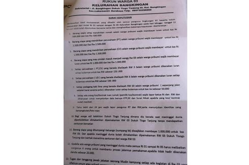Viral Surat Edaran RW di Surabaya soal Iuran bagi Nonpribumi, Ini Penjelasannya