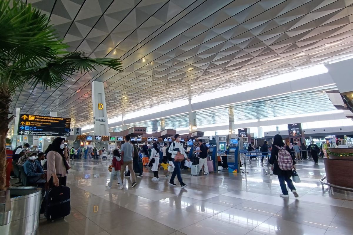 Ilustrasi Terminal 3 Bandara Soekarno Hatta, Tangerang, Banten. Foto diambil Selasa (18/4/2023).