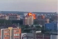 Ilyushin Il-76, Pesawat Kargo Besar Rusia Terbakar di Udara dan Jatuh dalam Misi ke Ukraina