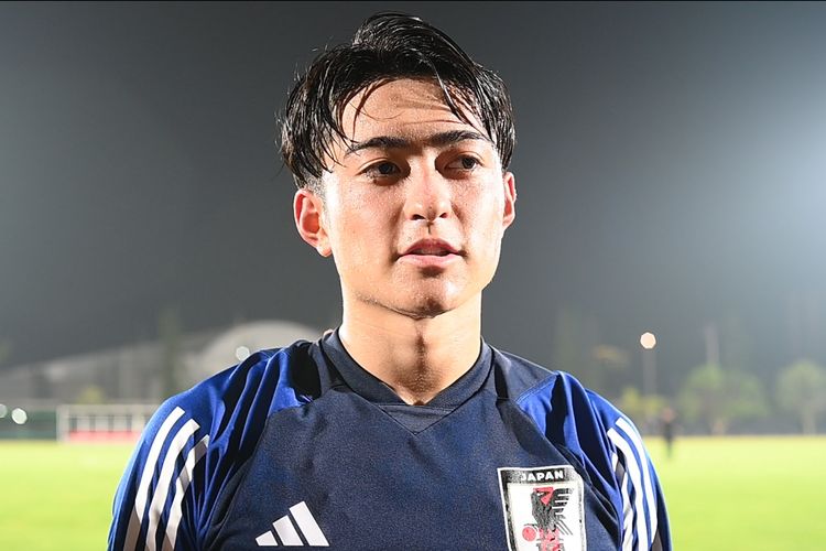 Salah satu bintang Timnas Jepang U17 Gaku Nawata di Piala Dunia U17 2023 Indonesia.