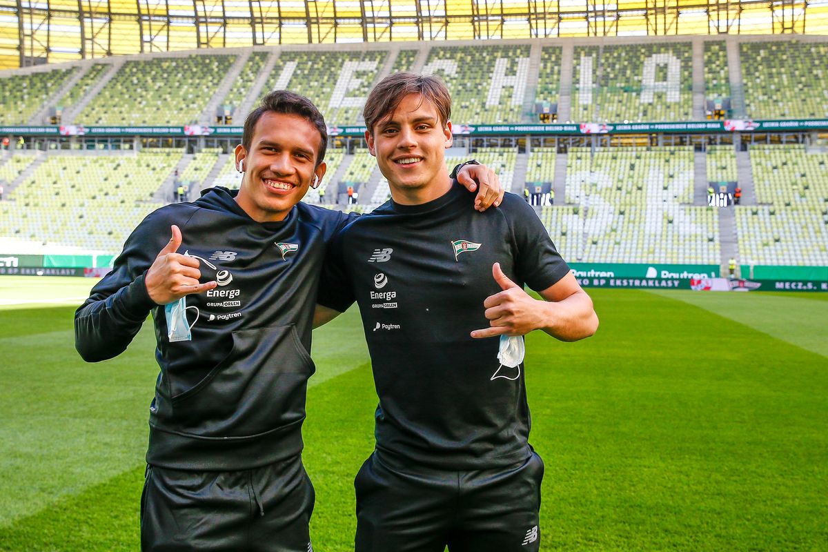 Egy Maulana Vikri berpose jelang laga Lechia Gdansk kontra Stal Mielec dalam laga pekan ke-4 Liga Polandia musim 2020-2021 di Stadion Energa Gdansk, Sabtu (19/9/2020).