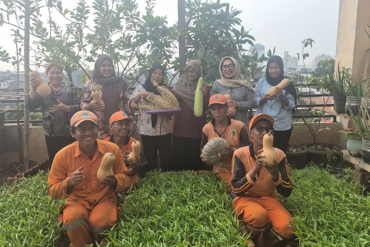 Kala Atap Gedung Pemerintahan Disulap Jadi Kebun Pangan Baru di Jakarta