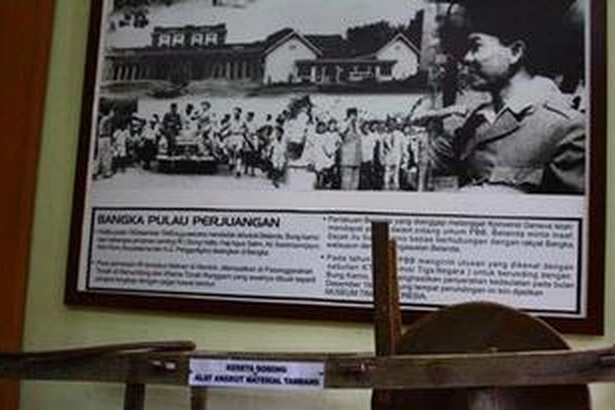 Koleksi Museum Timah yang berada di Pangkalpinang, Bangka, Provinsi Kepulauan Bangka Belitung.