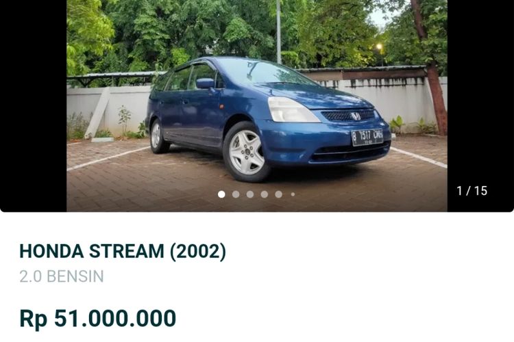 Honda Stream harga Rp 50 jutaan