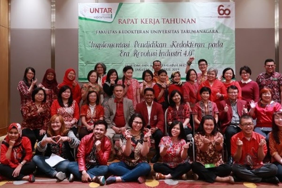 Tahun 2019 raker Untar mengangkat tema ?Untar untuk Indonesia: Meningkatkan Reputasi Nasional dan Internasional?.