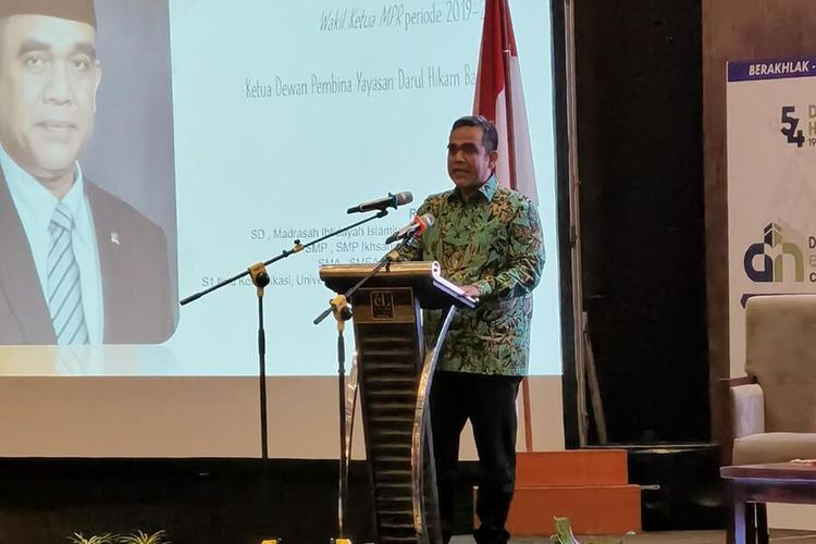 Sekretaris Jenderal Dewan Pimpinan Pusat (DPP) Partai Gerakan Indonesia Raya (Gerindra) Ahmad Muzani.