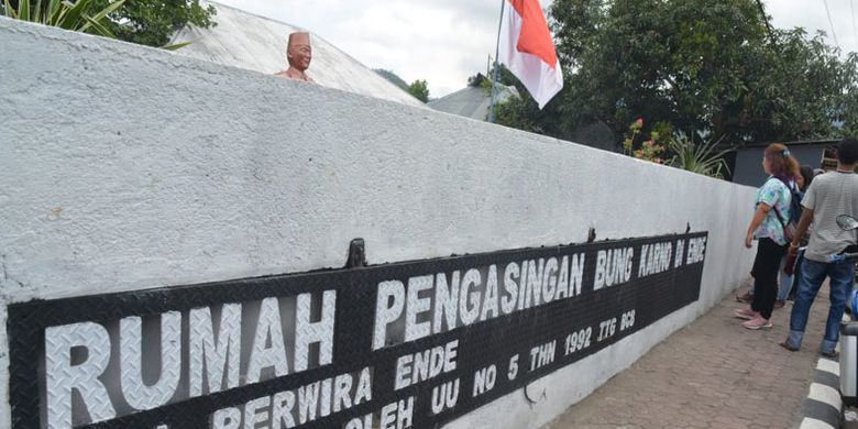 Situs Rumah Pengasingan Bung Karno di kota Ende, Pulau Flores, Nusa Tenggara Timur, Jumat (14/9/2018).