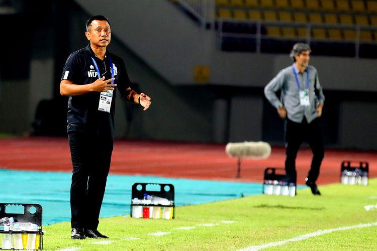 Pelatih Bhayangkara FC di Liga 1 2022-2023 Widodo Cahyono Putro.