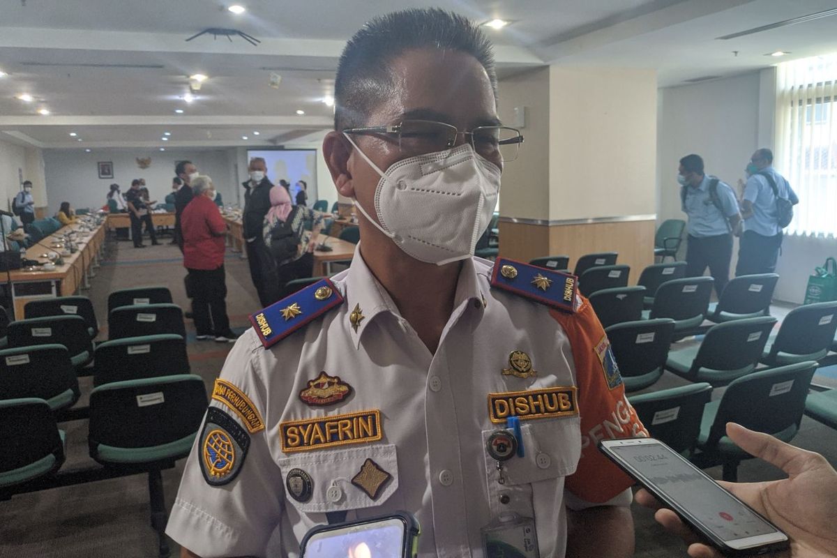 Kepala Dinas Perhubungan DKI Jakarta Syafrin Liputo saat ditemui di Gedung DPRD DKI Jakarta, Rabu (25/11/2020)
