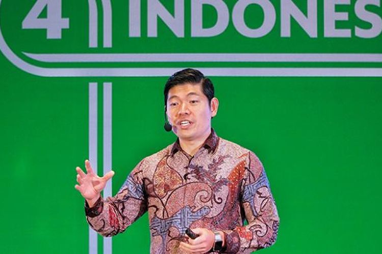 CEO Grab, Anthony Tan saat pengumuman komitmen investasi Grab di Jakarta, Kamis (2/2/2017).
