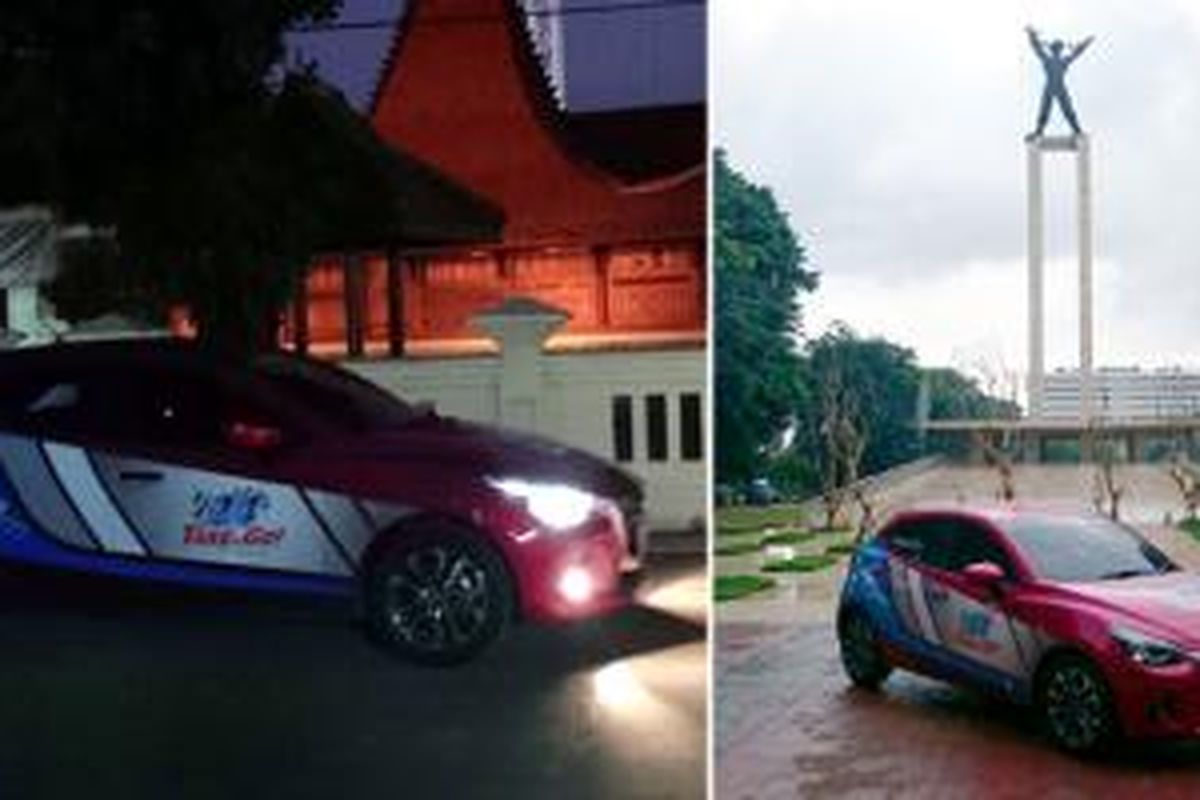 All-New Mazda2 digeber selama 24 jam tanpa dimatikan keliling Jakarta.